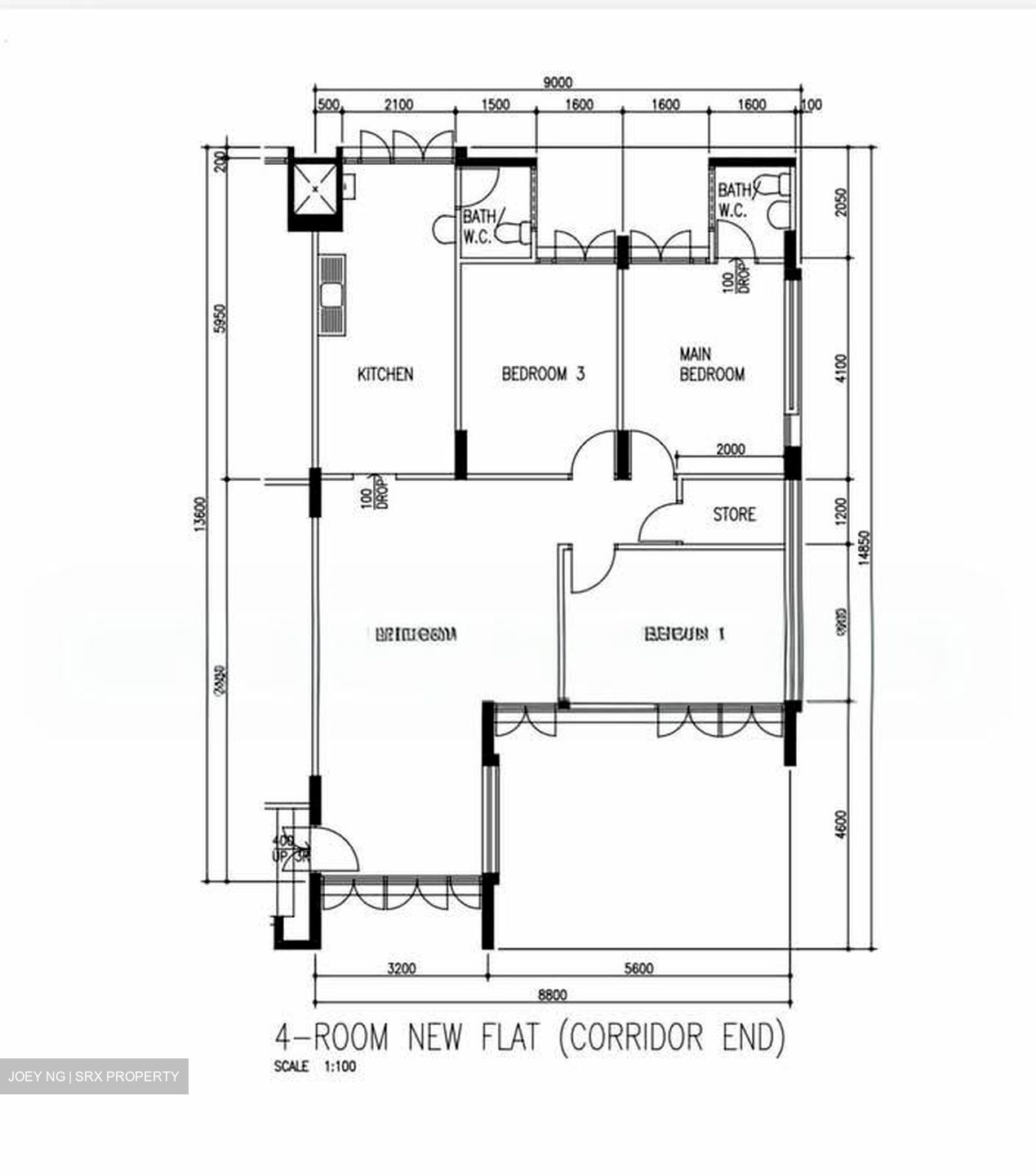 Blk 235 Yishun Street 21 (Yishun), HDB 4 Rooms #569716781